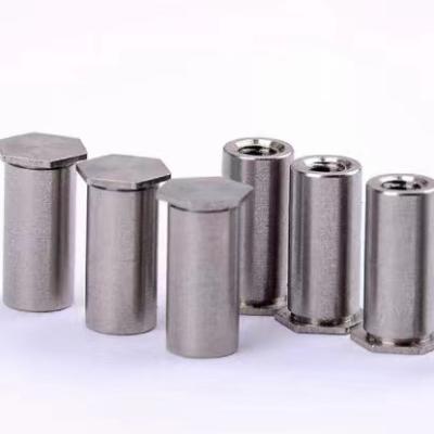 China Used Widely Stainless Steel Rivet Nut M3 M4 M5 M6 M8 Flat Head Half Hex Body Rivet Nuts for Free Sample for sale