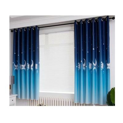 China Amazon best-selling blackout anti noise and shading multi-function curtains can be customized in size for sale