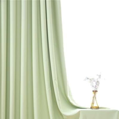 China Blackout factory direct sale polyester household curtain living room bedroom shading pastoral style for sale