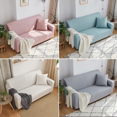 China Elastic breathable comfort corner sofa covers in solid elastane color, for living room, minimum purchase of 2 pieces for sale