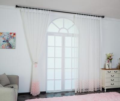 China Modern Fancy Sheer Embroidery Lace Curtains Voile Fabric Window Curtains For Living Room News Cheap Price Designs Own Factory for sale