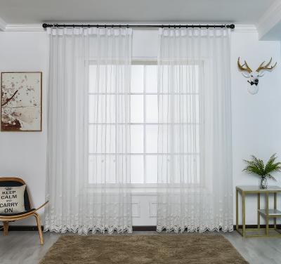 China China Supplier Modern Style Elegance Window Curtains European Sheer Curtains For Living Room for sale