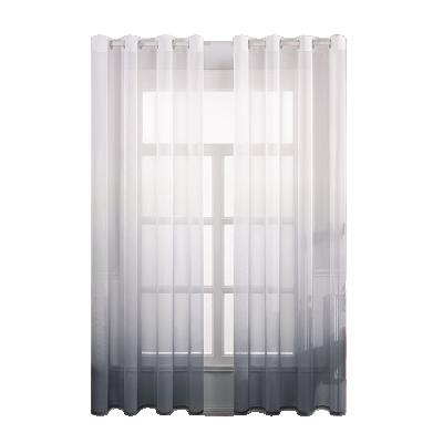 China Cheap Blackout Price Window Curtains Living Room Gradient Tulle Curtain for sale