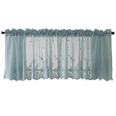 China Hot Selling Blackout Drapes Blackout Sheer Lace Curtains Half Short Ccurtains for sale