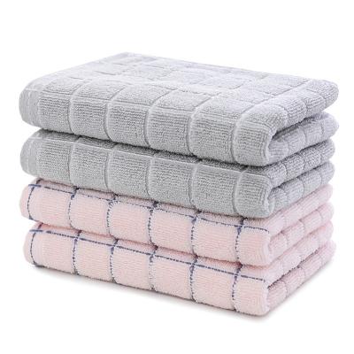 China Wholesale Plain Simple Manufacturer Plaid Children's Towel QUICK DRY for sale