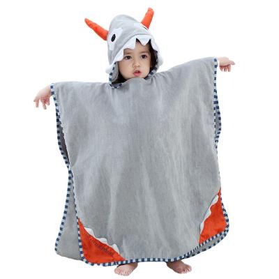 China Hot Selling QUICK DRY 100% Cotton Soft And Cute Animal Baby Towel With Hooded Towel for sale