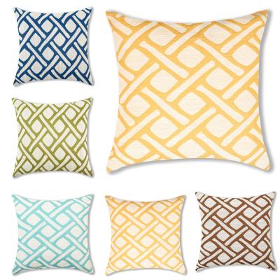 China 2021 Anti-Static New Cotton And Linen Cushions Home Decor Pillow Accept Custom Cushion for sale