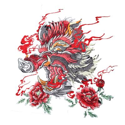 China Chinese Traditional Culture Plain Embroidery Plain Large Xia Pig Embroidery Classical Embroidery for sale