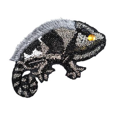 China Hot Selling 3D Machine Grade With Fast Production Sequin Dark Cute Insect Chenille Letters Iron On Patches for sale