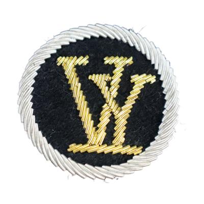 China Brand New 3D Machine Brand New Special Designed Dark Personal Badge Chenille Personal Letter Patches for sale