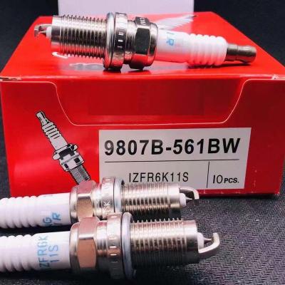 China Auto Engine Factory Price Iridium Spark Plug Auto Fit 9807B-561BW LZFR6K11S 12290-R62-H01 12290-R48-H01 5617W 561CW 5615W For Honda for sale