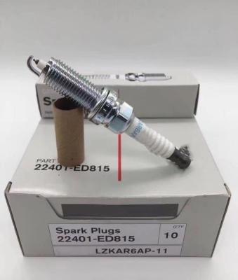 China Auto Engine Factory Price Iridium Spark Plug Auto OEM 22401-ED815 LZKAR6AP-11 22401-1HC1B 22401-ED51A 22401-1P116 22401-53J06 22401-5M015 for sale