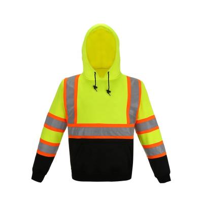 China Hoodie High Traffic Safety Workwear Promotion Jacket Winter Hi Strength Visibility Reflective Jacket for sale