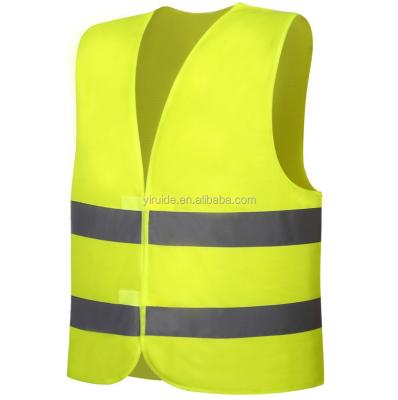 China Custom Made High Visbility Polyester Yellow Reflex Safety Vest ISO 20471 for sale