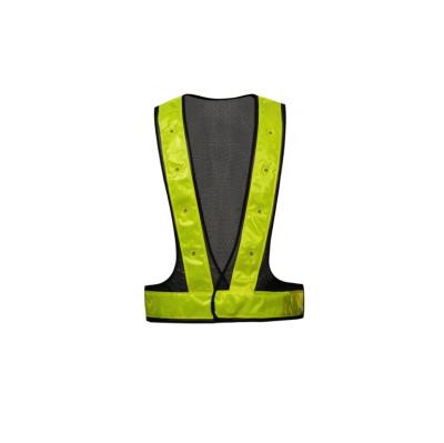 China Flashing LED Lighting Signal Reflective Led Cycling Vest for sale