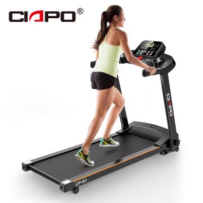 China Cheap Fitness Treadmill Mat Mini Rolling Ciaopo Foldable Home Running Machine for sale