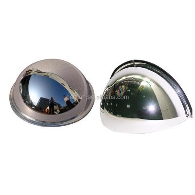 China With rubber edge full 360 degree dome mirror for indoor security, acrylic convex dome mirror for sale