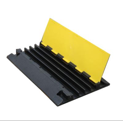 China New PVC Cable Protector Durable Rubber Cable Ramp Plastic Cable Ramp for sale