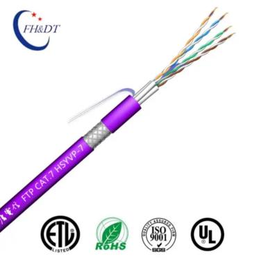 중국 통신을 위한 OEM ODM Cat7 이더넷 케이블 PVC LSZH FTP Cat 7 판매용