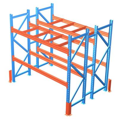 China Heavy Duty 2000KG 4000MM Warehouse Storage Pallet Racking Shelf Metal Shelving for sale