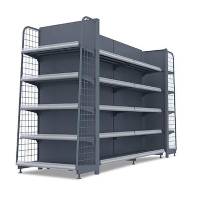 中国 400kg 90CM Supermarket Shelf Rackの重義務のSteel Storage Shelves OEM 販売のため