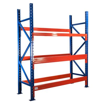 China 6000kg 3500mm Pallet Racking Shelf Industrial Shelving For Pallets Q235 Steel for sale