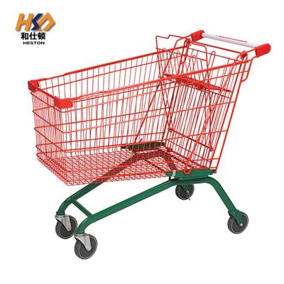 中国 Wheelsの210L 580MM Anti Rust Lightweightの重義務Steel Shopping Cart Trolley 販売のため