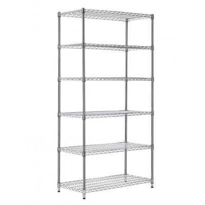 China Metal Exhibition Equipment Factory Storage Wire Supermarket Shelf for sale