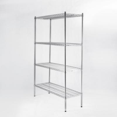 China 35 Inch 150kgs 1600mm 6 Shelf Storage Wire Shelves Shelf Metal Shelving for sale