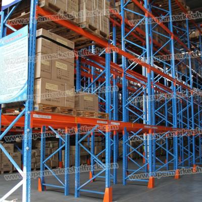 China Paletten-Stark beanspruchen Regal-Regale 6000kg 2500MM für Lager-Racking zu verkaufen