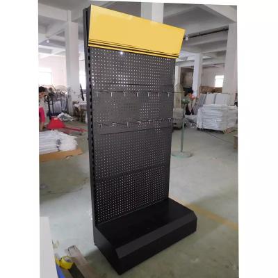 China Metal Hardware Shop Tool Display Racks Powder Coated for sale