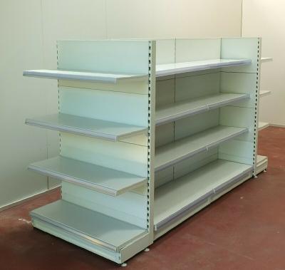 China 120kg Per Layer Supermarket Shelf Rack 570MM Heavy Duty Stainless Steel for sale