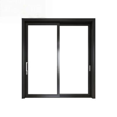 China Thermal Insulation Aluminium Double Tempered Glass Sliding Doors Thermal Break Aluminum Customized Triple Glass Sliding Door for sale