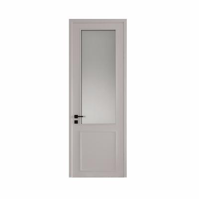 China Waterproof Modern design luxury fashion Casement Doors Aluminum Frame Bathroom Modern Casement Door for sale