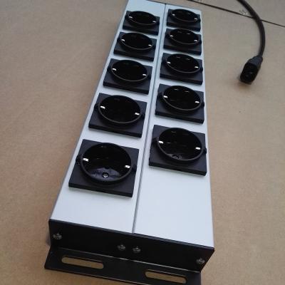 China 10 German SFC-EU-10 socket and extension cord power distribution units for sale