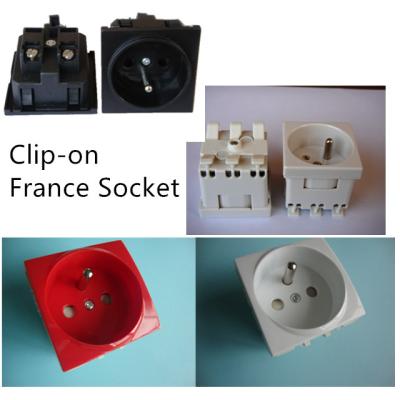 China FRANCE Industrial POWER PLUG , SINGLE PLASTIC OUTLET BAYONET PLUG for sale