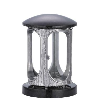 China Cemetery Supplies Custom Natural Stone Granite & Metal Coffin Series Lantern for sale