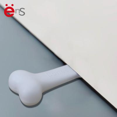 China High Quality Cartoon Ens Bone Shaped Safety Door Plastic Stopper for sale