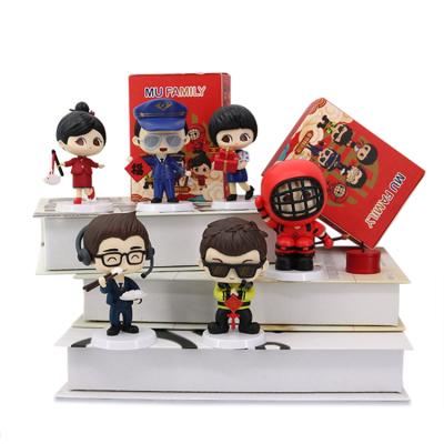 China Cartoon Toy Custom Vinyl Figure Action Figures Anime PVC Action Number Blind Box for sale