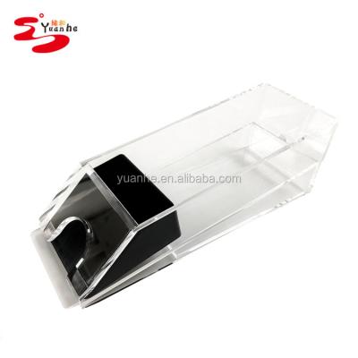 China 6 Deck Acrylic Blackjack Dealing Shoe for sale