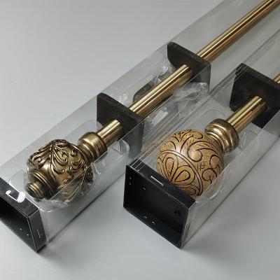 China China Factory Direct Sale Fashion Resin Eco-friendly Professional Durable Finials Finish Curtain Rod Bracket Sets for sale