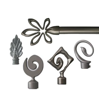 China Hot Eco-friendly Curtain Rod On Sale Set Wrought Iron Curtain Rods Iron Metal Poles Curtain Rods Living Room In Bedroom Window Cheap Sets for sale