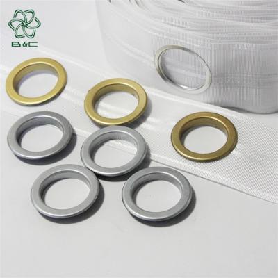 China 2021 Wholesale Hot Sale High Quality Fashion Eco-friendly Curtain Eyelet Accessory Strip With Plastic Rings for sale