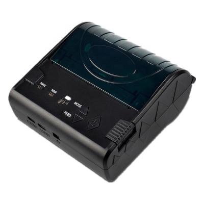 China Black USB/RS232 Interface POS 80mmm Portable Thermal Printer Receipt Printer With 1500mAh Battery for sale