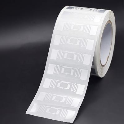 China MINI TAG Long Range Reading 860mhz-960mhz U7017 Chip U7/U8/U9 Chip Inlay UHF RFID Sticker Adhesive Tags for sale