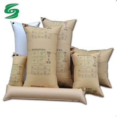 China High quality kraft paper and ppwoven custom printed inflatable air container fabric different types of pp woven dunnage bag for sale