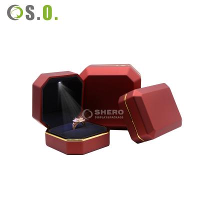 China Package Shero Packaging Boxes Custom Logo Jewelry Christmas Boxes For Jewelry Packaging With Led Lights for sale