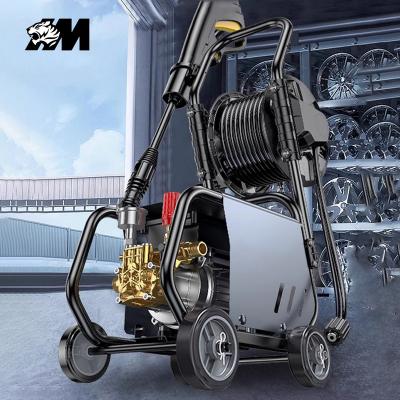 China HIGH PRESSURE CLEANER Aluminum Motor Car Wash Store Portable Car Washer Pressure Controllable High Pressure Car Electric Pressure Washer for sale