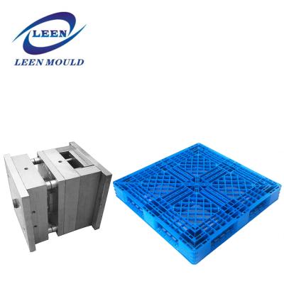 China High Quality Plastic Pallet Stackable Plastic Mold Tray Injection Mold Logistic Transport for sale