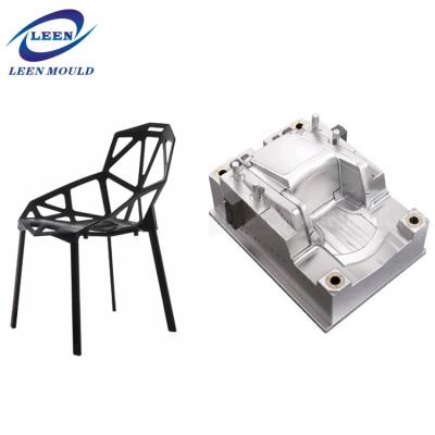 China High quality plastic plastic chair with back household ware injection molding chair armless hollow mold for sale